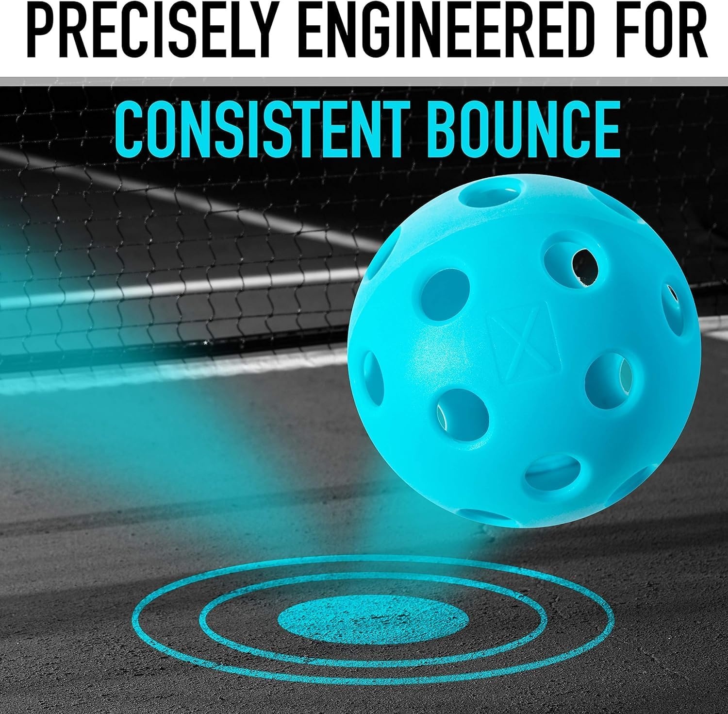 image:imageFranklin Sports X26 Indoor Pickleballs  3 Pack 12 Pack amp 100 Pack Bulk  USAPA Approved Tournament Pickleballs  Multiple ColorsBlue