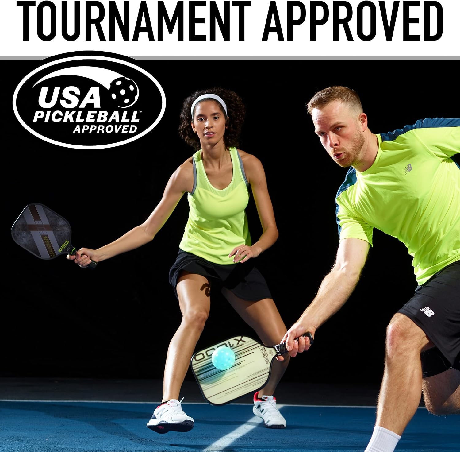 image:imageFranklin Sports X26 Indoor Pickleballs  3 Pack 12 Pack amp 100 Pack Bulk  USAPA Approved Tournament Pickleballs  Multiple ColorsBlue