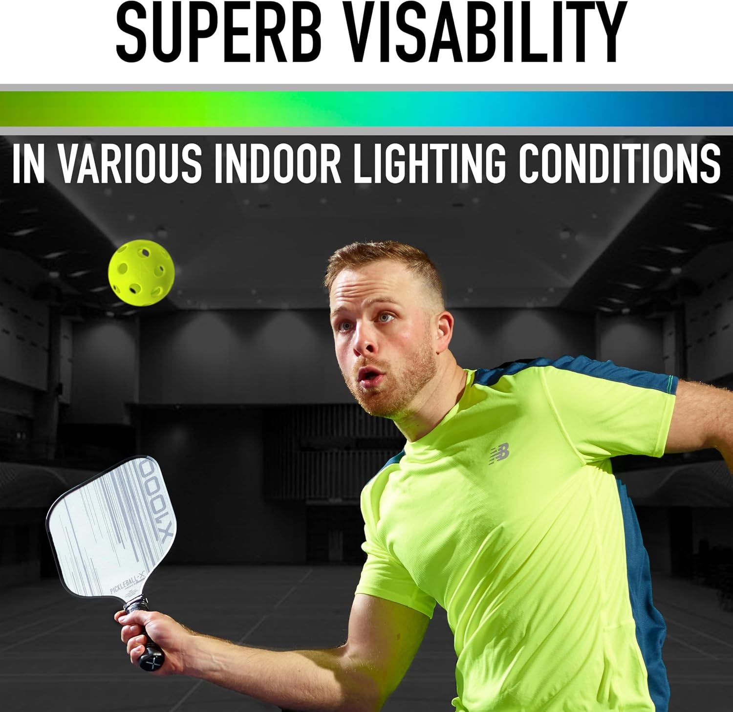 image:imageFranklin Sports X26 Indoor Pickleballs  3 Pack 12 Pack amp 100 Pack Bulk  USAPA Approved Tournament Pickleballs  Multiple ColorsLime Green