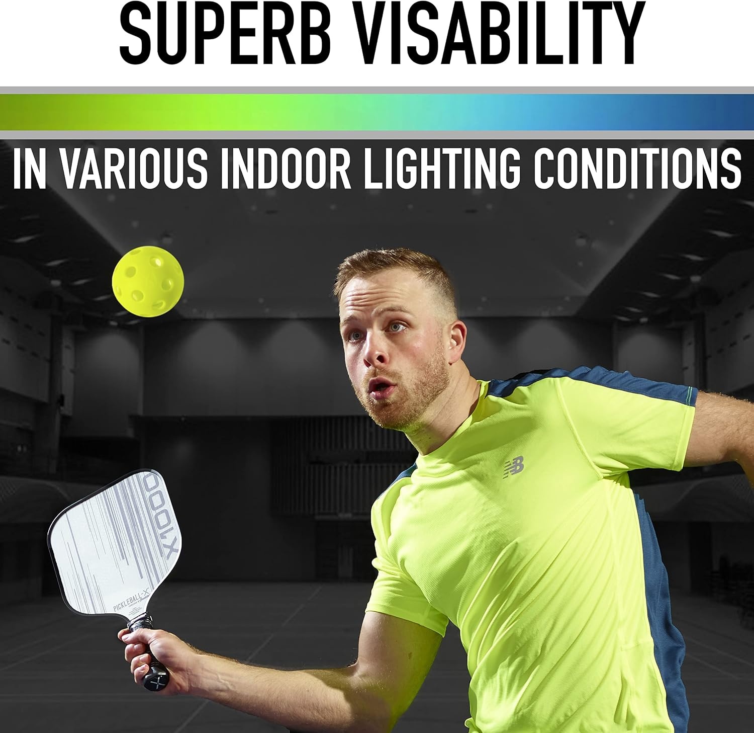 image:imageFranklin Sports X26 Indoor Pickleballs  3 Pack 12 Pack amp 100 Pack Bulk  USAPA Approved Tournament Pickleballs  Multiple ColorsLime Green
