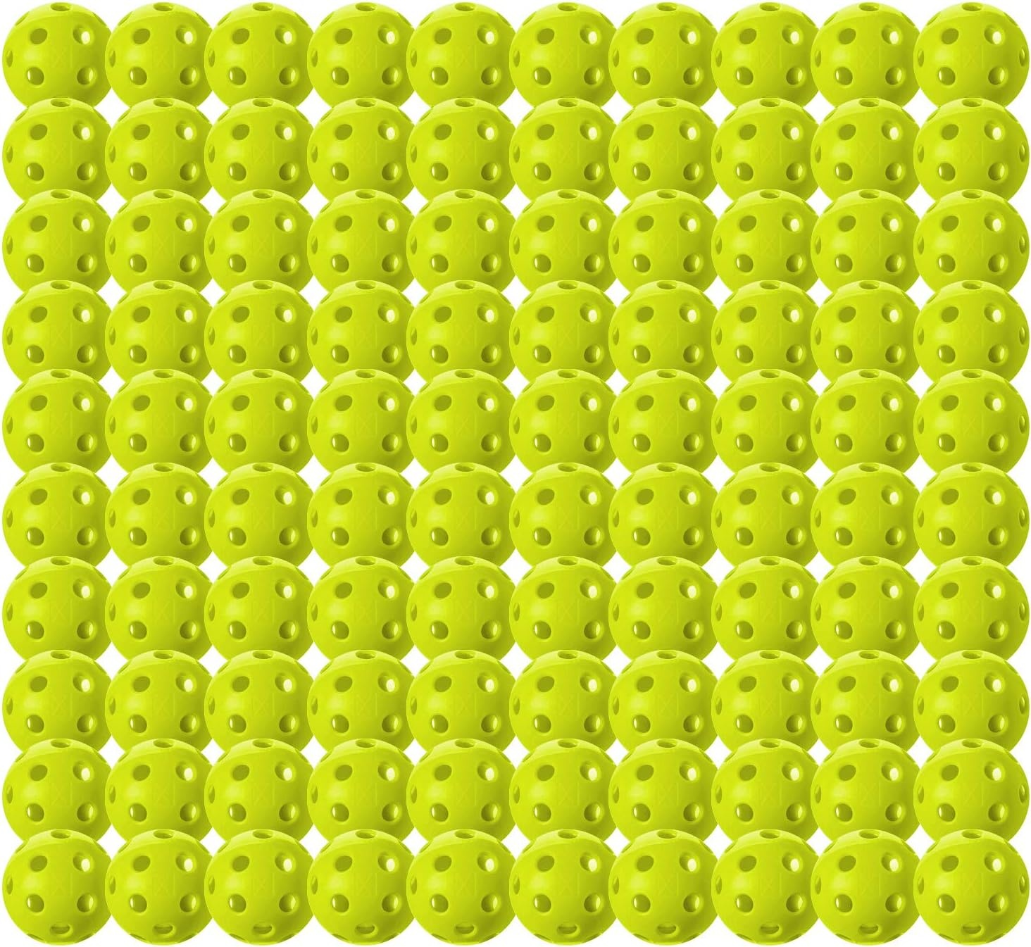 image:imageFranklin Sports X26 Indoor Pickleballs  3 Pack 12 Pack amp 100 Pack Bulk  USAPA Approved Tournament Pickleballs  Multiple ColorsLime Green