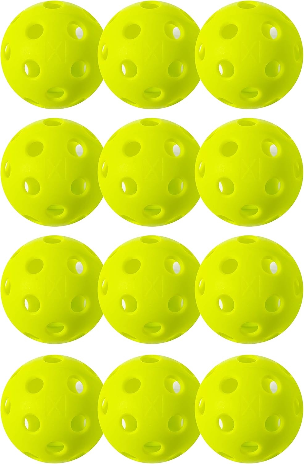 image:imageFranklin Sports X26 Indoor Pickleballs  3 Pack 12 Pack amp 100 Pack Bulk  USAPA Approved Tournament Pickleballs  Multiple ColorsLime Green