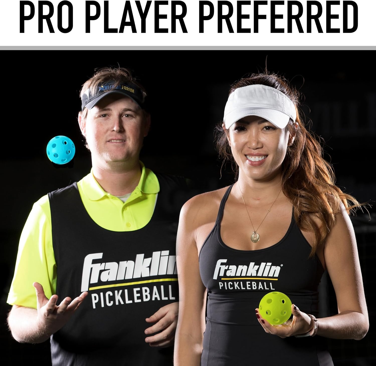 image:imageFranklin Sports X26 Indoor Pickleballs  3 Pack 12 Pack amp 100 Pack Bulk  USAPA Approved Tournament Pickleballs  Multiple ColorsLime Green
