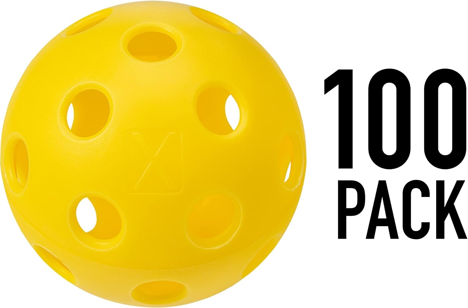 image:imageFranklin Sports X26 Indoor Pickleballs  3 Pack 12 Pack amp 100 Pack Bulk  USAPA Approved Tournament Pickleballs  Multiple ColorsYellow