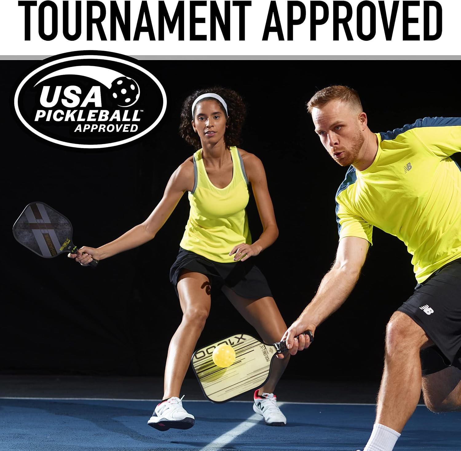 image:imageFranklin Sports X26 Indoor Pickleballs  3 Pack 12 Pack amp 100 Pack Bulk  USAPA Approved Tournament Pickleballs  Multiple ColorsYellow