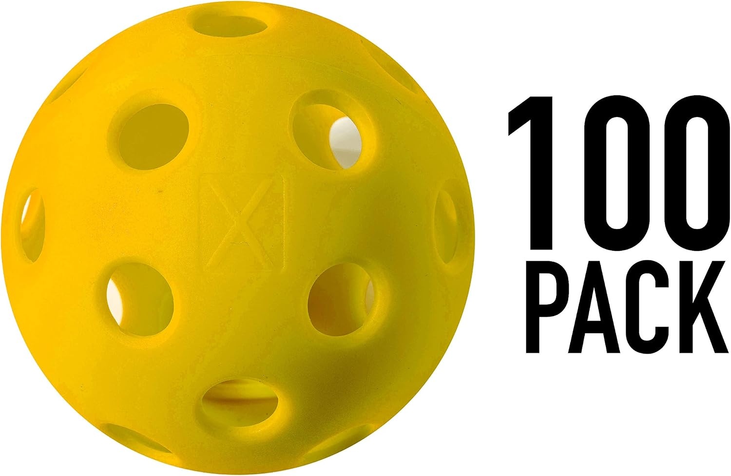 image:imageFranklin Sports X26 Indoor Pickleballs  3 Pack 12 Pack amp 100 Pack Bulk  USAPA Approved Tournament Pickleballs  Multiple ColorsYellow