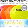 image:imageFranklin Pickleball 2 Player Carbon Fiber Paddle and X40 Pickleball Set  2 Carbon Fiber Paddles  4 X40 Balls  USA Pickleball ApprovedOne Size