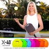 image:imageFranklin Pickleball 2 Player Carbon Fiber Paddle and X40 Pickleball Set  2 Carbon Fiber Paddles  4 X40 Balls  USA Pickleball ApprovedOne Size