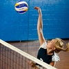 image:imageFranklin Sports 9000 Indoor Volleyball  Official Size and Weight Volleyball  Advanced Performance  Premium Soft Cover and Bounce  Air Pump Included