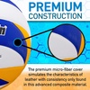 image:imageFranklin Sports 9000 Indoor Volleyball  Official Size and Weight Volleyball  Advanced Performance  Premium Soft Cover and Bounce  Air Pump Included