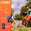 image:imageFranklin Sports Authentic Steel Football Goal Post 85 x 55  Post for Kids  Football Goal Post Set  Kicking Field Goals  Youth Football Set  Portable Football Goal PostNerf Goal Post Set