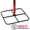 image:imageFranklin Sports Authentic Steel Football Goal Post 85 x 55  Post for Kids  Football Goal Post Set  Kicking Field Goals  Youth Football Set  Portable Football Goal PostStandard Goal Post