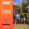 image:imageFranklin Sports Authentic Steel Football Goal Post 85 x 55  Post for Kids  Football Goal Post Set  Kicking Field Goals  Youth Football Set  Portable Football Goal PostNerf Goal Post Set