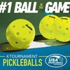 image:imageFranklin Sports Beginner Pickleball Sets  2  4 Player Sets  Aluminum Paddles  X40 Pickleballs  USA Pickleball USAPA Approved4 Player Set