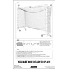 image:imageFranklin Sports Futsal Aluminum Goal  White 910 x 67