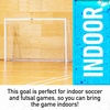image:imageFranklin Sports Futsal Aluminum Goal  White 910 x 67