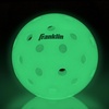 image:imageFranklin Sports Glow in The Dark Outdoor Pickleballs  Light Up Pickleball Balls for Nighttime Pickleball  Glow in The Dark Green Pickleball Balls  Charge in Indoor Light  SunlightGlow in the dark