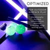 image:imageFranklin Sports Glow in The Dark Outdoor Pickleballs  Light Up Pickleball Balls for Nighttime Pickleball  Glow in The Dark Green Pickleball Balls  Charge in Indoor Light  SunlightGlow in the dark