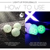 image:imageFranklin Sports Glow in The Dark Outdoor Pickleballs  Light Up Pickleball Balls for Nighttime Pickleball  Glow in The Dark Green Pickleball Balls  Charge in Indoor Light  SunlightGlow in the dark