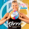 image:imageFranklin Sports Kerri Walsh Beach  Outdoor Volleyball  Official Size  Weight  Soft Cover Volleyball for Kids  Adults  with Pump  Needle Included
