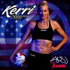 image:imageFranklin Sports Kerri Walsh USA Beach Volleyball  Soft Cover Official Size Beach  Outdoor Volleyball  Red White  Blue Volleyball  Pump  Needle