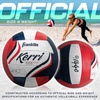 image:imageFranklin Sports Kerri Walsh USA Beach Volleyball  Soft Cover Official Size Beach  Outdoor Volleyball  Red White  Blue Volleyball  Pump  Needle