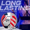 image:imageFranklin Sports Kerri Walsh USA Beach Volleyball  Soft Cover Official Size Beach  Outdoor Volleyball  Red White  Blue Volleyball  Pump  Needle