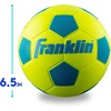 image:imageFranklin Sports Kids Foam Soccer Ball  Mini Soft Foam Youth Soccer Ball  Indoor  Outdoor Toy Soccer Ball for Kids  Probrite 65 Mini Foam Ball  Soft Backyard  Practice Toy Ball  YellowFoam Soccer Ball  Yellow