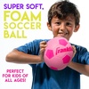 image:imageFranklin Sports Kids Foam Soccer Ball  Mini Soft Foam Youth Soccer Ball  Indoor  Outdoor Toy Soccer Ball for Kids  Probrite 65 Mini Foam Ball  Soft Backyard  Practice Toy Ball  YellowFoam Soccer Ball  Pink