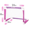 image:imageFranklin Sports Kids Soccer Goal with Ball amp Pump  24 X 16PinkPurple