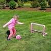 image:imageFranklin Sports Kids Soccer Goal with Ball amp Pump  24 X 16PinkPurple
