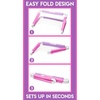 image:imageFranklin Sports Kids Soccer Goal with Ball amp Pump  24 X 16PinkPurple