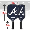 image:imageFranklin Sports MLB Team Pickleball Paddles  Official MLB Baseball Team Logo  Colors Pickleball Paddles  Signature Series 13MM Pickleball Paddle with MaxGrit  USA Pickleball USAPA ApprovedAtlanta Braves