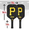 image:imageFranklin Sports MLB Team Pickleball Paddles  Official MLB Baseball Team Logo  Colors Pickleball Paddles  Signature Series 13MM Pickleball Paddle with MaxGrit  USA Pickleball USAPA ApprovedPittsburgh Pirates