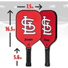 image:imageFranklin Sports MLB Team Pickleball Paddles  Official MLB Baseball Team Logo  Colors Pickleball Paddles  Signature Series 13MM Pickleball Paddle with MaxGrit  USA Pickleball USAPA ApprovedSt Louis Cardinals
