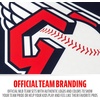 image:imageFranklin Sports MLB Team Pickleball Paddles  Official MLB Baseball Team Logo  Colors Pickleball Paddles  Signature Series 13MM Pickleball Paddle with MaxGrit  USA Pickleball USAPA ApprovedCleveland Guardians