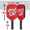 image:imageFranklin Sports MLB Team Pickleball Paddles  Official MLB Baseball Team Logo  Colors Pickleball Paddles  Signature Series 13MM Pickleball Paddle with MaxGrit  USA Pickleball USAPA ApprovedWashington Nationals