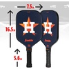 image:imageFranklin Sports MLB Team Pickleball Paddles  Official MLB Baseball Team Logo  Colors Pickleball Paddles  Signature Series 13MM Pickleball Paddle with MaxGrit  USA Pickleball USAPA ApprovedHouston Astros