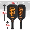 image:imageFranklin Sports MLB Team Pickleball Paddles  Official MLB Baseball Team Logo  Colors Pickleball Paddles  Signature Series 13MM Pickleball Paddle with MaxGrit  USA Pickleball USAPA ApprovedSan Francisco Giants