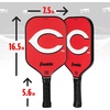 image:imageFranklin Sports MLB Team Pickleball Paddles  Official MLB Baseball Team Logo  Colors Pickleball Paddles  Signature Series 13MM Pickleball Paddle with MaxGrit  USA Pickleball USAPA ApprovedCincinnati Reds