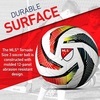 image:imageFranklin Sports MLS Tornado Soccer Ball  Soft Cover  Official Size and Weight Soccer Ball  Air Pump IncludedSize 5  Ages 13  Over