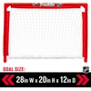 image:imageFranklin Sports Mini Hockey Rink Set  Half Rink Knee Hockey Goal Mini Sticks and Ball Set  Indoor Mini Hockey Rink  Official NHL Licensed