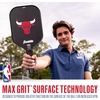 image:imageFranklin Sports NBA Team Pickleball Paddles  Official NBA Basketball Team Logo Pickleball Paddles  Signature Series 13MM Pickleball Paddle with MaxGrit  USA Pickleball USAPA ApprovedChicago Bulls