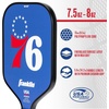 image:imageFranklin Sports NBA Team Pickleball Paddles  Official NBA Basketball Team Logo Pickleball Paddles  Signature Series 13MM Pickleball Paddle with MaxGrit  USA Pickleball USAPA ApprovedPhiladelphia 76ers