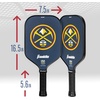 image:imageFranklin Sports NBA Team Pickleball Paddles  Official NBA Basketball Team Logo Pickleball Paddles  Signature Series 13MM Pickleball Paddle with MaxGrit  USA Pickleball USAPA ApprovedDenver Nuggets