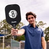 image:imageFranklin Sports NBA Team Pickleball Paddles  Official NBA Basketball Team Logo Pickleball Paddles  Signature Series 13MM Pickleball Paddle with MaxGrit  USA Pickleball USAPA ApprovedBrooklyn Nets