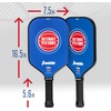 image:imageFranklin Sports NBA Team Pickleball Paddles  Official NBA Basketball Team Logo Pickleball Paddles  Signature Series 13MM Pickleball Paddle with MaxGrit  USA Pickleball USAPA ApprovedDetroit Pistons