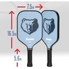 image:imageFranklin Sports NBA Team Pickleball Paddles  Official NBA Basketball Team Logo Pickleball Paddles  Signature Series 13MM Pickleball Paddle with MaxGrit  USA Pickleball USAPA ApprovedMemphis Grizzlies