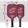 image:imageFranklin Sports NBA Team Pickleball Paddles  Official NBA Basketball Team Logo Pickleball Paddles  Signature Series 13MM Pickleball Paddle with MaxGrit  USA Pickleball USAPA ApprovedCleveland Cavaliers