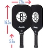 image:imageFranklin Sports NBA Team Pickleball Paddles  Official NBA Basketball Team Logo Pickleball Paddles  Signature Series 13MM Pickleball Paddle with MaxGrit  USA Pickleball USAPA ApprovedBrooklyn Nets